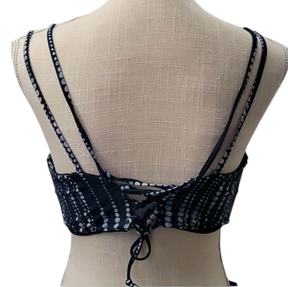 NWT Cupshe Blue and White Bikini Set